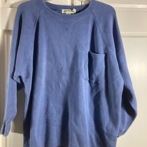 Eddie Bauer Periwinkle Crewneck Sweatshirt